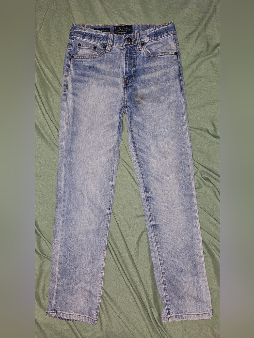 Lucky Brand Light Blue Girls Straight-Leg Jeans